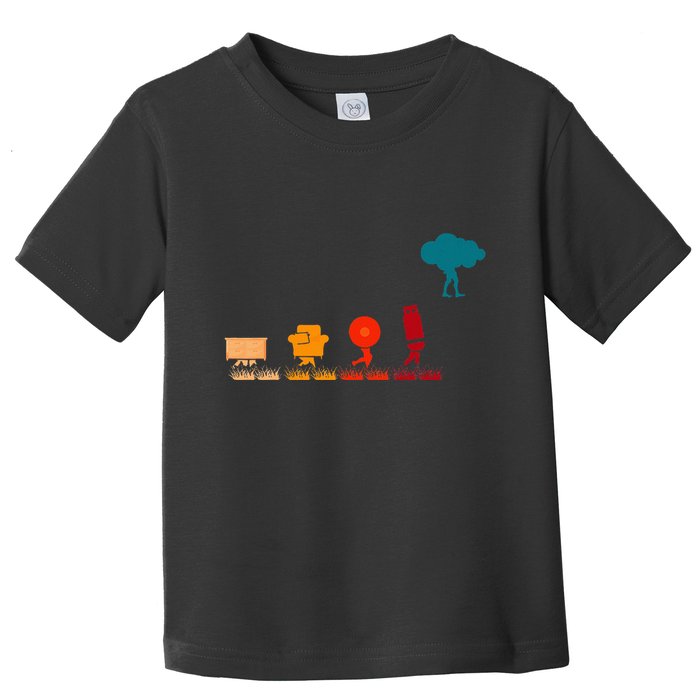Cloud Evolution Computer Science Programmer Nerd Toddler T-Shirt