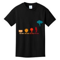 Cloud Evolution Computer Science Programmer Nerd Kids T-Shirt