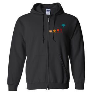 Cloud Evolution Computer Science Programmer Nerd Full Zip Hoodie