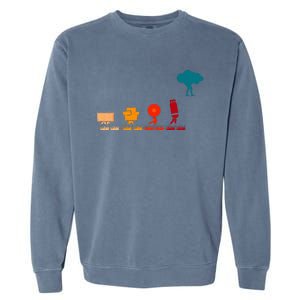 Cloud Evolution Computer Science Programmer Nerd Garment-Dyed Sweatshirt