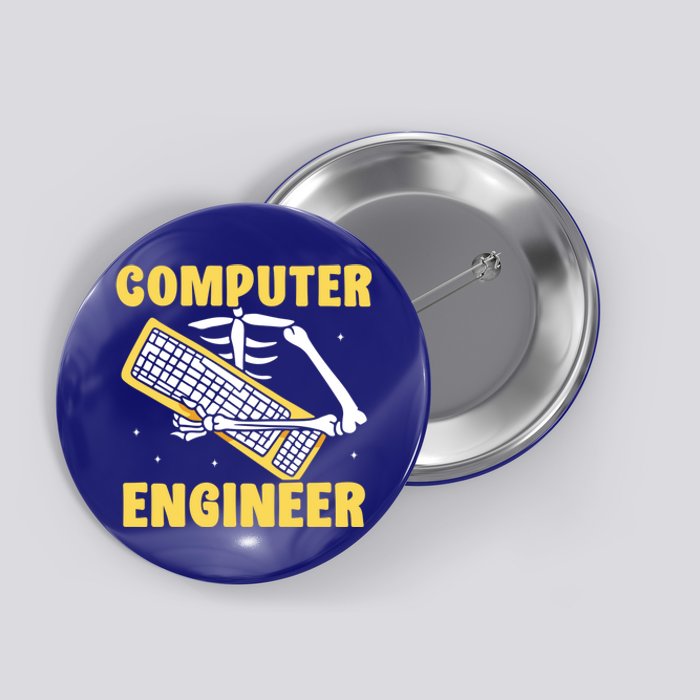 Computer Engineer Coding Coder Programming Programmer Gift Button