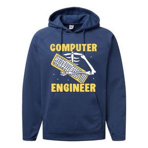 Computer Engineer Coding Coder Programming Programmer Gift Performance Fleece Hoodie