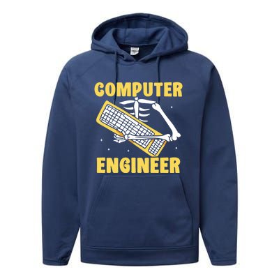 Computer Engineer Coding Coder Programming Programmer Gift Performance Fleece Hoodie