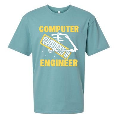 Computer Engineer Coding Coder Programming Programmer Gift Sueded Cloud Jersey T-Shirt