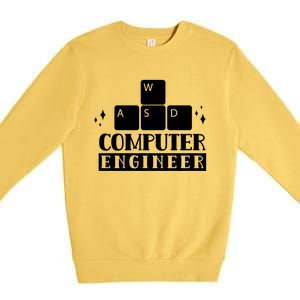 Computer Engineer Coding Programming Programmer Coder Cool Gift Premium Crewneck Sweatshirt