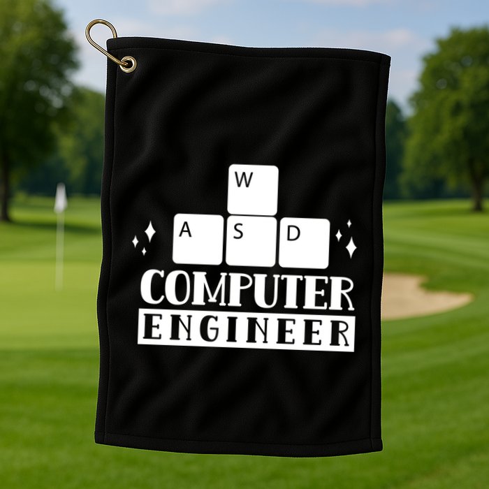 Computer Engineer Coding Programming Programmer Coder Cool Gift Golf Towel