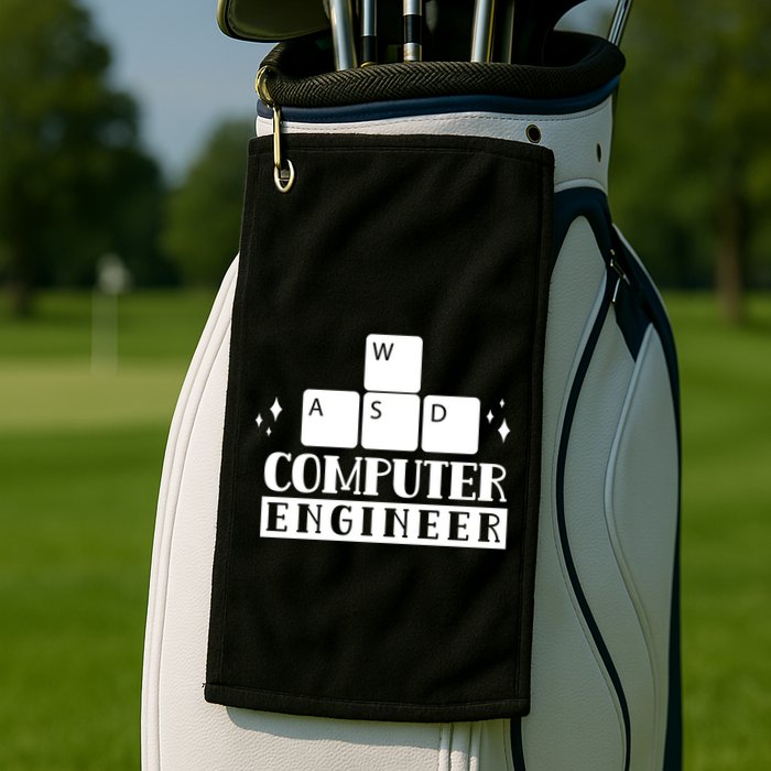 Computer Engineer Coding Programming Programmer Coder Cool Gift Golf Towel