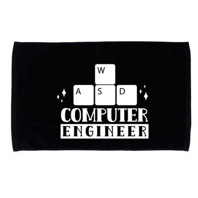 Computer Engineer Coding Programming Programmer Coder Cool Gift Microfiber Hand Towel