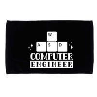 Computer Engineer Coding Programming Programmer Coder Cool Gift Microfiber Hand Towel