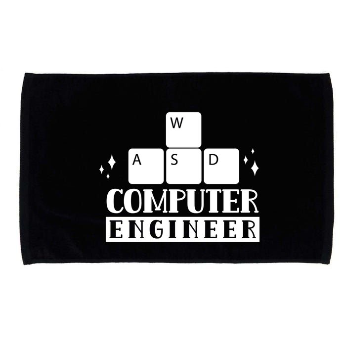 Computer Engineer Coding Programming Programmer Coder Cool Gift Microfiber Hand Towel
