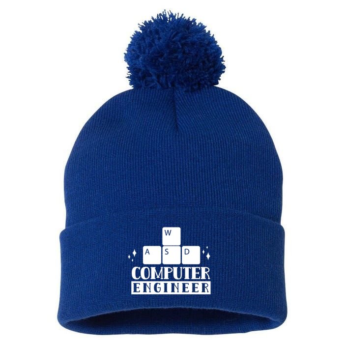 Computer Engineer Coding Programming Programmer Coder Cool Gift Pom Pom 12in Knit Beanie