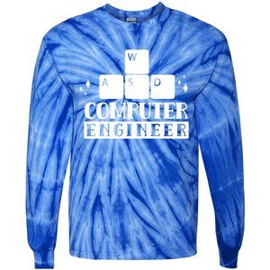 Computer Engineer Coding Programming Programmer Coder Cool Gift Tie-Dye Long Sleeve Shirt