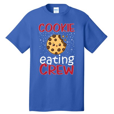 Cookie Eating Crew Funny Christmas Cookies Lover Funny Gift Tall T-Shirt