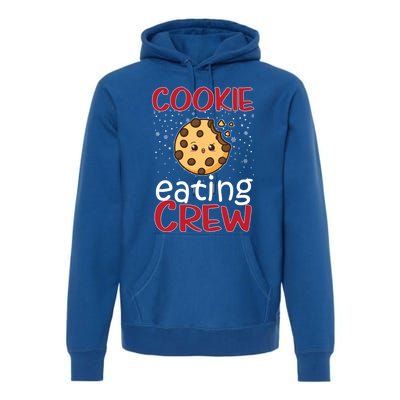 Cookie Eating Crew Funny Christmas Cookies Lover Funny Gift Premium Hoodie