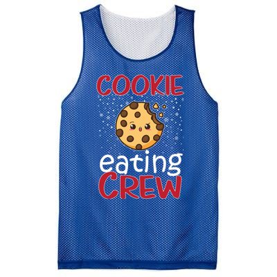 Cookie Eating Crew Funny Christmas Cookies Lover Funny Gift Mesh Reversible Basketball Jersey Tank