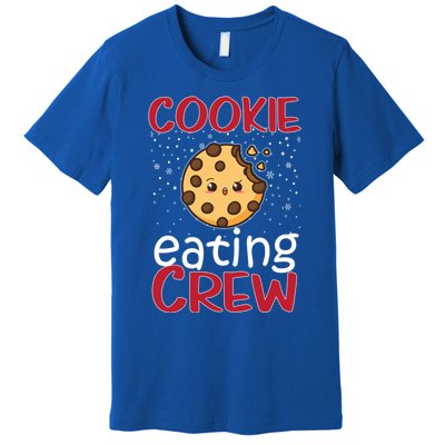 Cookie Eating Crew Funny Christmas Cookies Lover Funny Gift Premium T-Shirt