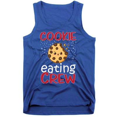 Cookie Eating Crew Funny Christmas Cookies Lover Funny Gift Tank Top