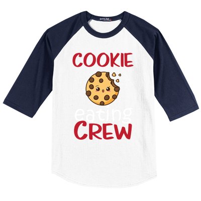 Cookie Eating Crew Funny Christmas Cookies Lover Funny Gift Baseball Sleeve Shirt