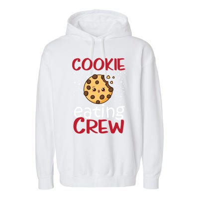 Cookie Eating Crew Funny Christmas Cookies Lover Funny Gift Garment-Dyed Fleece Hoodie