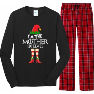 Christmas Elf Cool Gift IM The Mother Of Elves Xmas Gift Great Gift Long Sleeve Pajama Set