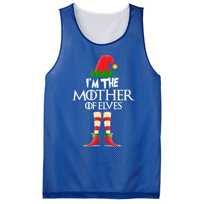 Christmas Elf Cool Gift IM The Mother Of Elves Xmas Gift Great Gift Mesh Reversible Basketball Jersey Tank