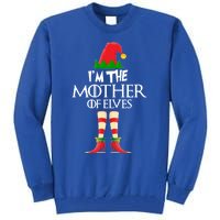 Christmas Elf Cool Gift IM The Mother Of Elves Xmas Gift Great Gift Tall Sweatshirt