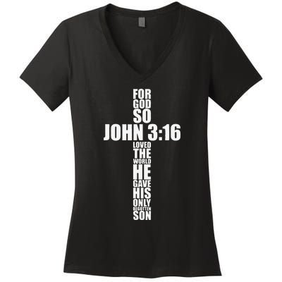 Cute Easter Clothes Outfit Christian John 316 Women's V-Neck T-Shirt