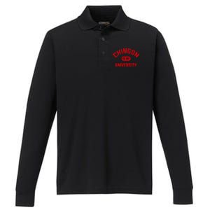 Chingon Est.1937 Performance Long Sleeve Polo