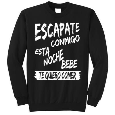 Cool Escapate Conmigo Esta Noche Bebe Sweatshirt