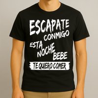 Cool Escapate Conmigo Esta Noche Bebe T-Shirt