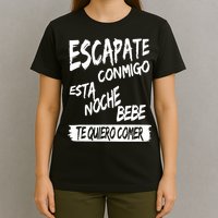 Cool Escapate Conmigo Esta Noche Bebe T-Shirt