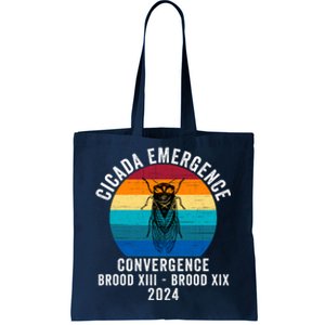 Cicada Emergence Convergence Brood Xiii Brood Xix 2024 Tote Bag