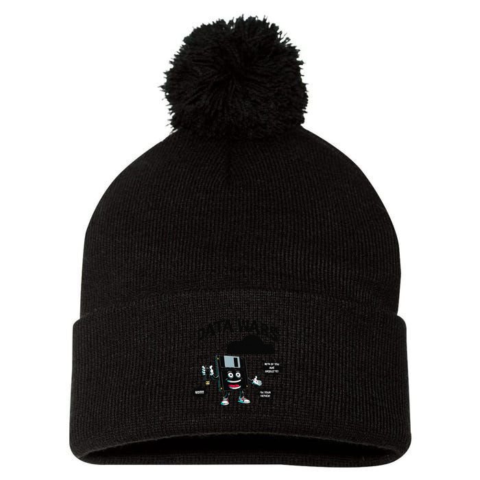 Cloud Engineer Cloud Computing Cloud Devops Engineer Funny Pom Pom 12in Knit Beanie