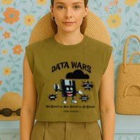 Cloud Engineer Cloud Computing Cloud Devops Engineer Funny Garment-Dyed Women's Muscle Tee