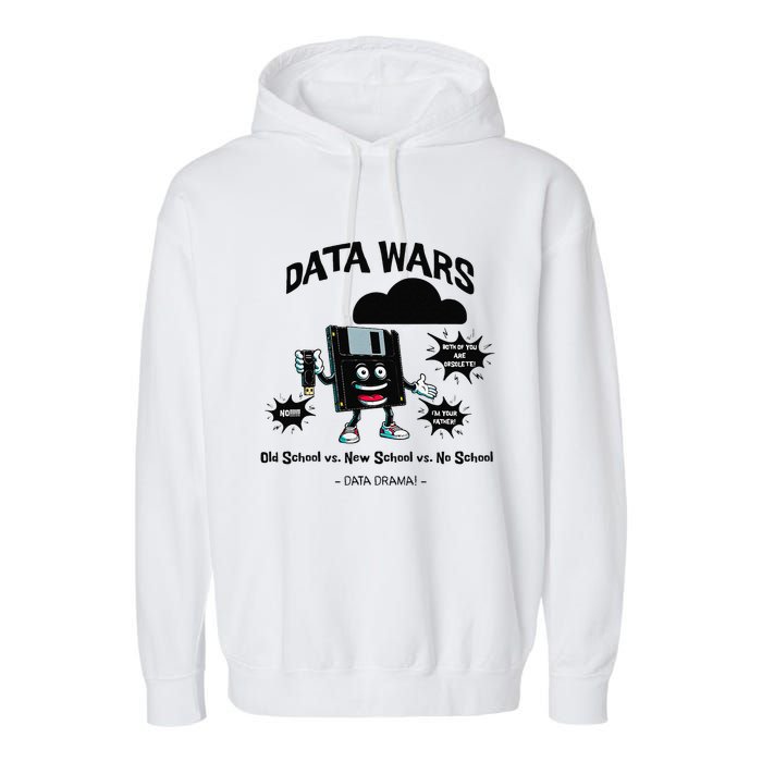 Cloud Engineer Cloud Computing Cloud Devops Engineer Funny Garment-Dyed Fleece Hoodie