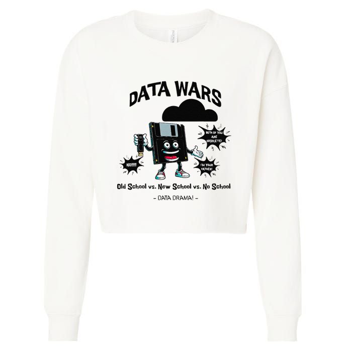Cloud Engineer Cloud Computing Cloud Devops Engineer Funny Cropped Pullover Crew