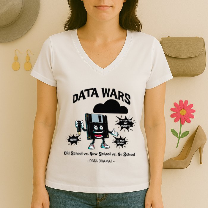 Cloud Engineer Cloud Computing Cloud Devops Engineer Funny Women's V-Neck T-Shirt