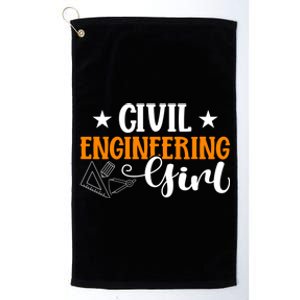 Civil Engineering Civil Engineer Dad Gift Platinum Collection Golf Towel