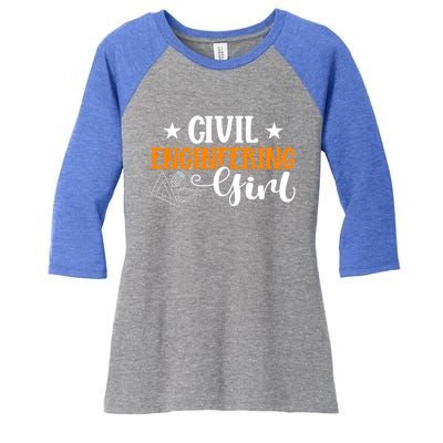 Civil Engineering Civil Engineer Dad Gift Women's Tri-Blend 3/4-Sleeve Raglan Shirt