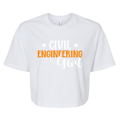 Civil Engineering Civil Engineer Dad Gift Bella+Canvas Jersey Crop Tee