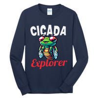 Cicada Explorer Cute Summer Bug Adventure Tall Long Sleeve T-Shirt