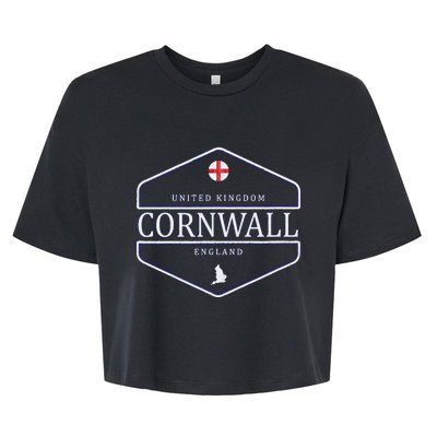 Cornwall England Bella+Canvas Jersey Crop Tee