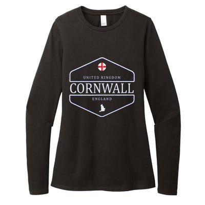 Cornwall England Womens CVC Long Sleeve Shirt