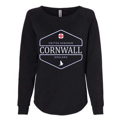 Cornwall England Womens California Wash Sweatshirt