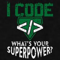 Computer Engineer Coding I Code Superpower Ladies PosiCharge Tri-Blend Wicking Tank