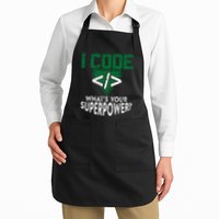 Computer Engineer Coding I Code Superpower Apron