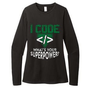 Computer Engineer Coding I Code Superpower Womens CVC Long Sleeve Shirt