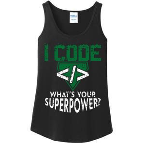 Computer Engineer Coding I Code Superpower Ladies Essential Tank