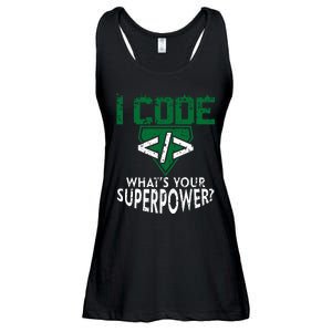 Computer Engineer Coding I Code Superpower Ladies Essential Flowy Tank