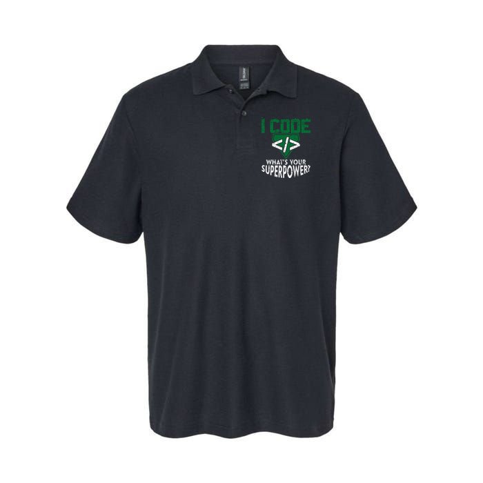 Computer Engineer Coding I Code Superpower Polo